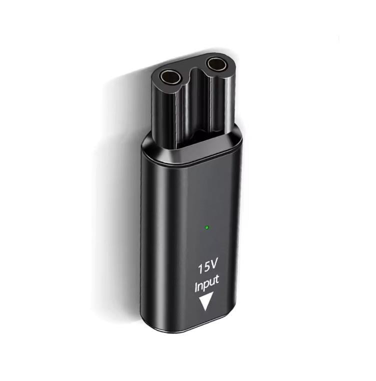 Перехідник адаптер Type-C 15V HQ8505 для шейверів бритв Philips Norelco One Blade Pro QP6510 QP6520 QP6530 Black (500289)