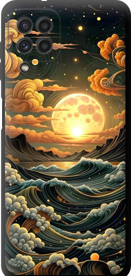 Чехол на Samsung Galaxy M22 M225F Арт волны (6332b-2551-42517)