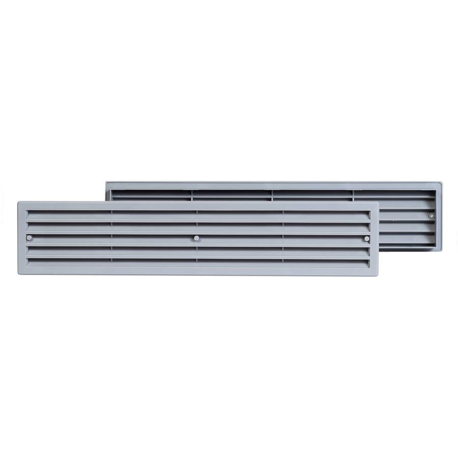 Решетка дверная VR459P пластмассовая 450x92 мм Серый (333559)