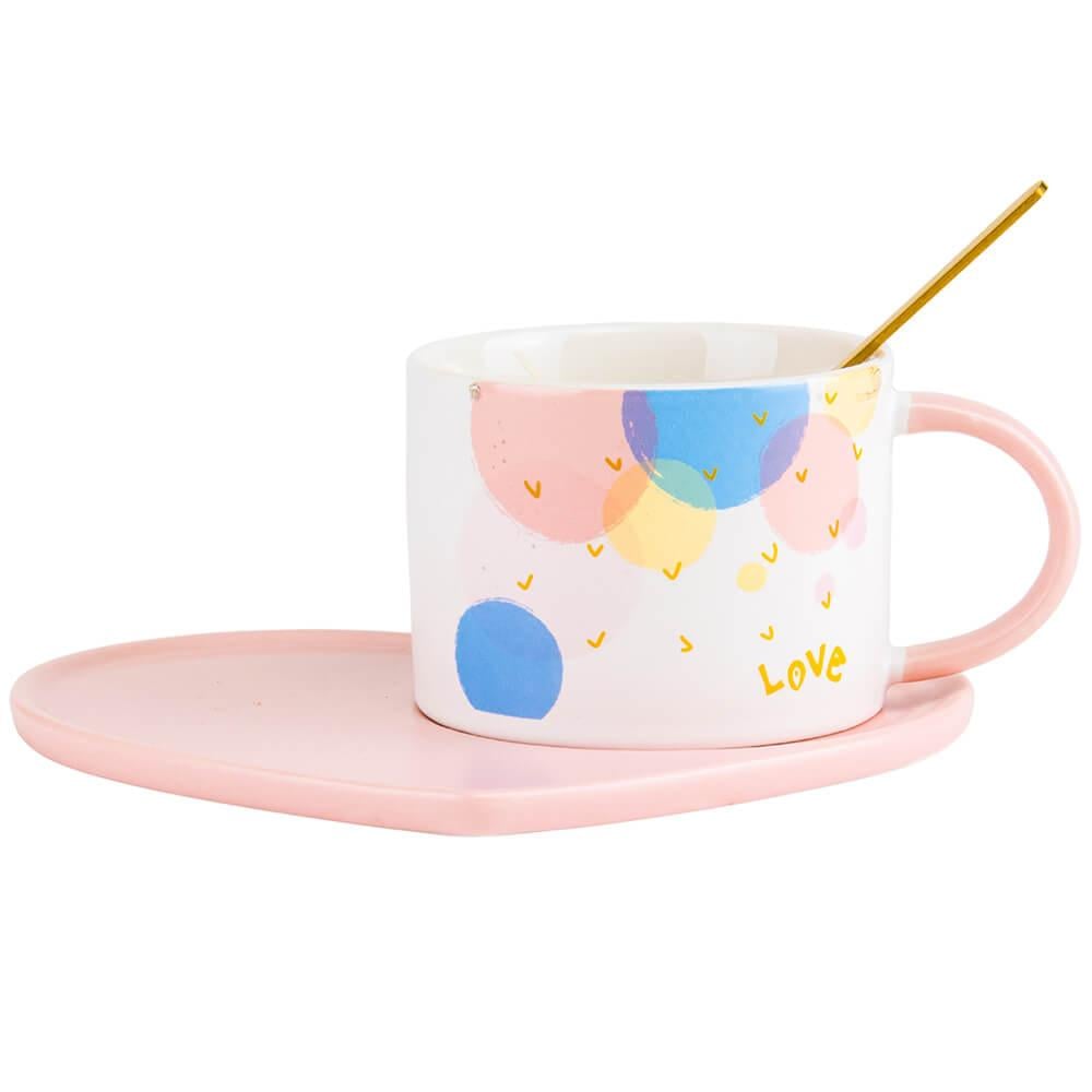 Кухоль керамічний Elisey Sweet love 1 150 мл Білий (18902-028)