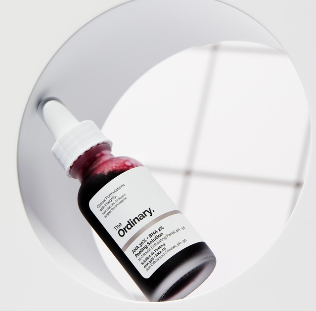 Пілінг для обличчя кислотний The Ordinary AHA 30% + BHA 2% Peeling Solution - фото 3