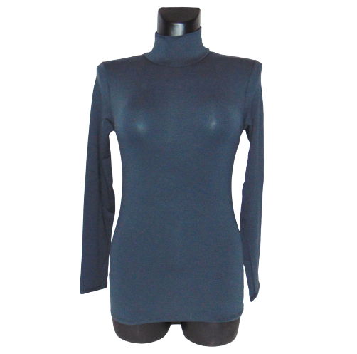 Гольф женский хлопковый Leliss 027 р. 40-46 Темно-серый (1662701157)