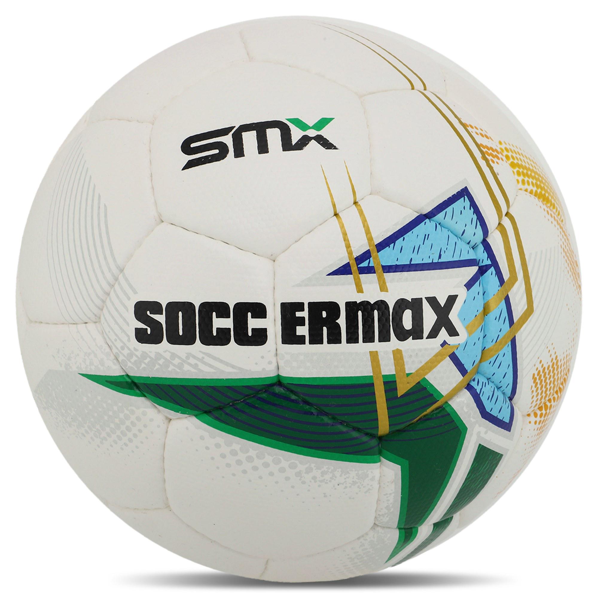 Футбольный мяч профессиональный Hybrid SOCCERMAX FB-4190 №5 PU Белый/Зеленый