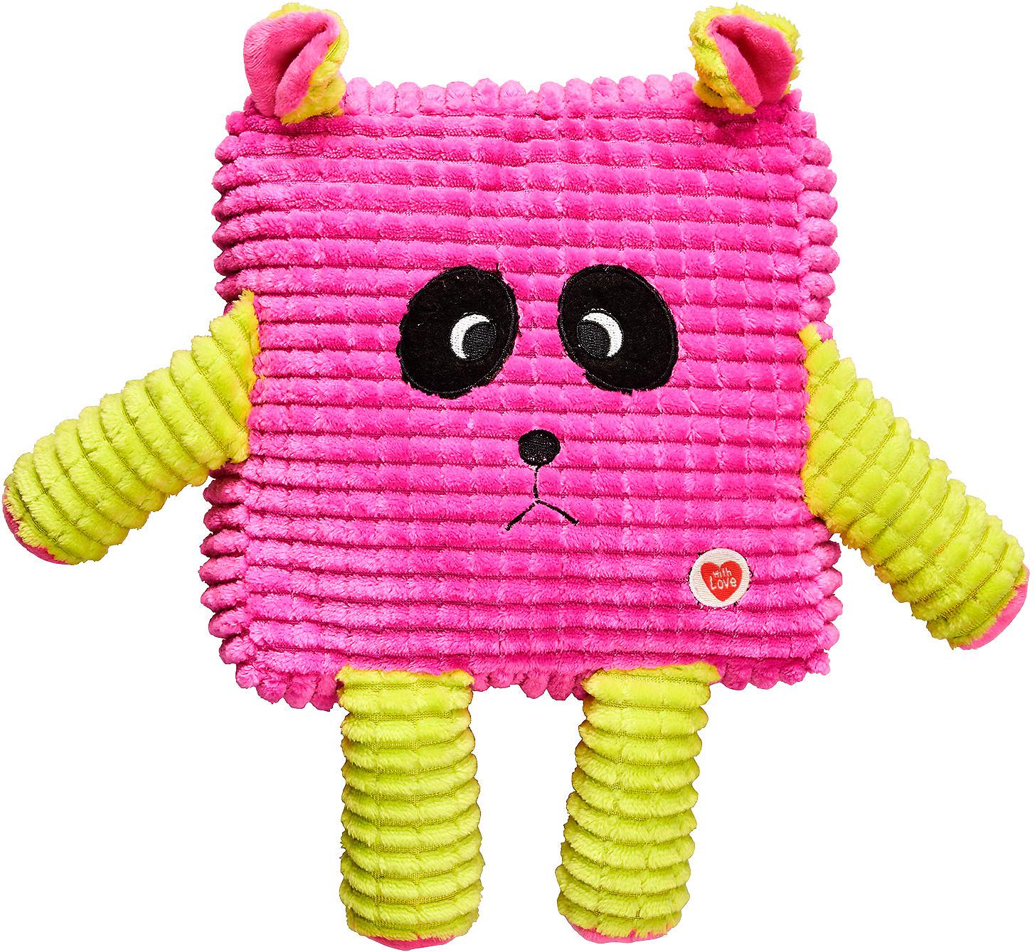Игрушка для собак GimDog Мордочки Кадли Кьюбс ткань 30 см Розовый (80744)