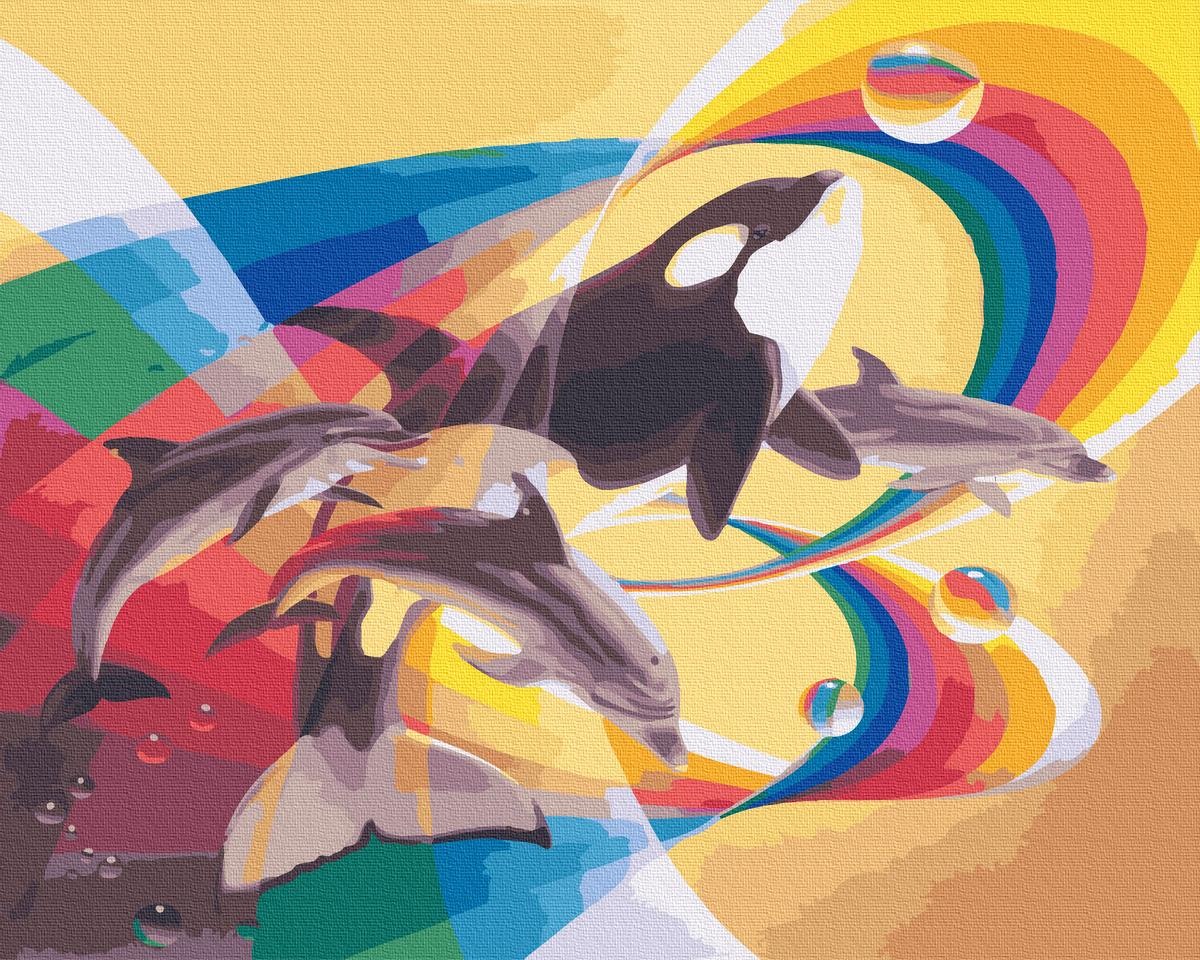 Картина по номерам Brushme Футуристический подводный мир (GX25208)