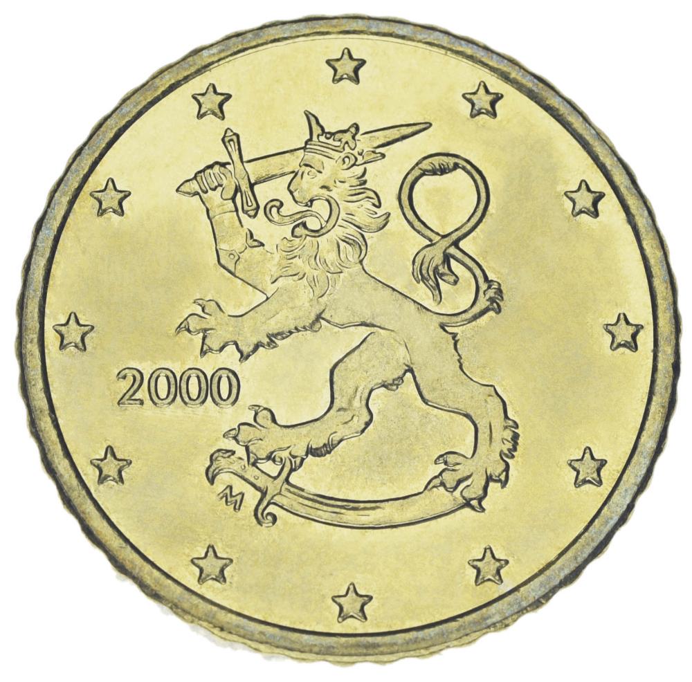 Колекційна монета Фінляндія 50 євроцентів 2000 UNC (М21981)