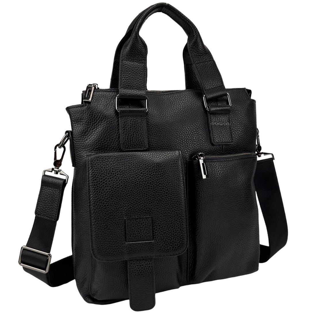 Мужская сумка сумка для ноутбука и документов Royal Bag Bx829A Черный (7924)