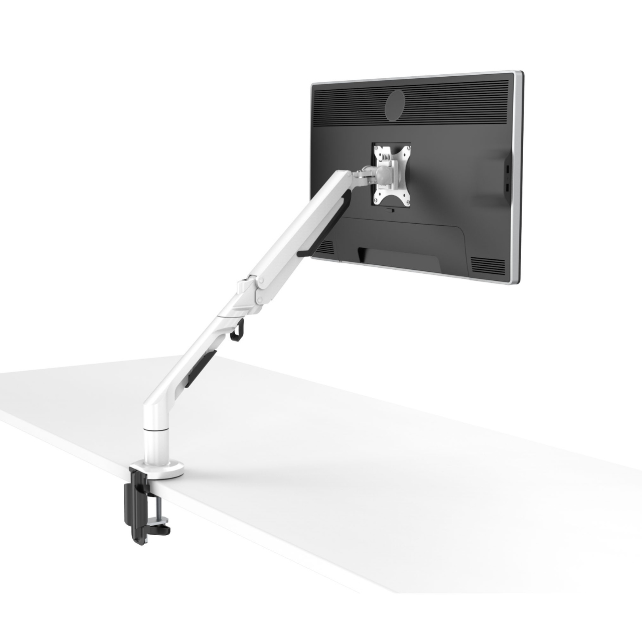 Кронштейн настольно-поворотный FlexiSpot DL1 для мониторов диагональю от 17 до 36" Белый - фото 4