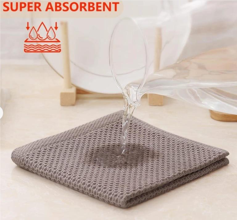 Набор кухонных полотенец Organic Premium 6в1 100% хлопок 34х34 см Капучино (НПК0003) - фото 6