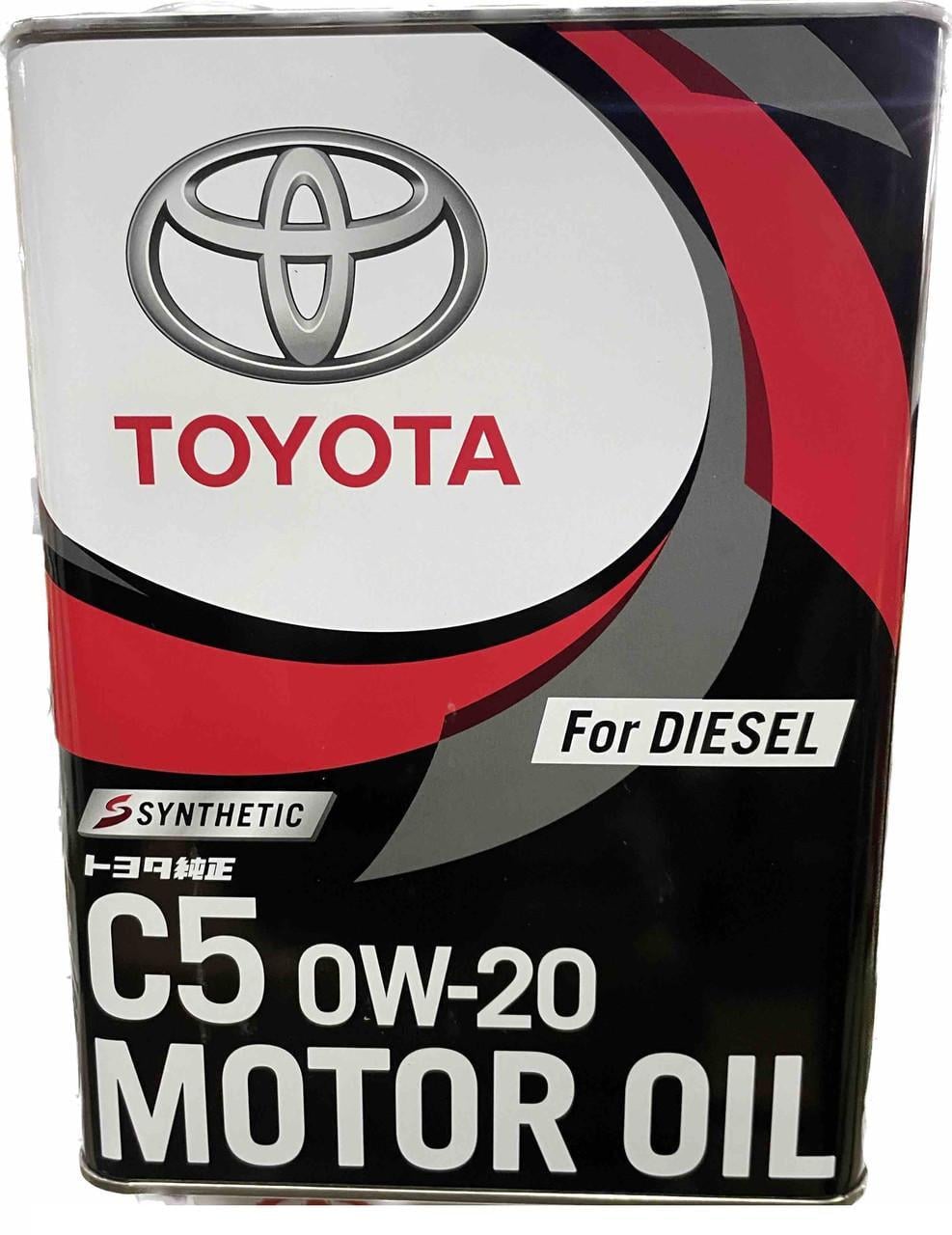 Моторное масло Toyota Motor Oil 0W-20 C5 4 л (0888303005)