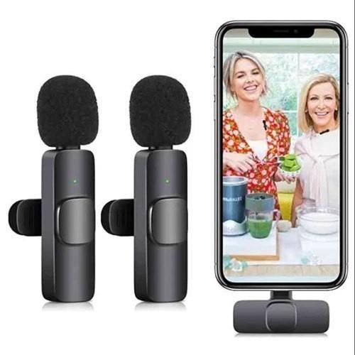 Микрофон петличный беспроводной для Android/iOS 2 шт. (000739) - фото 2