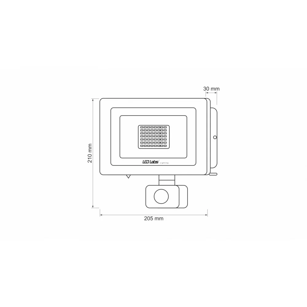 Прожектор з датчиком руху Led Labs 50W 4000K (17-0000-13) - фото 2 Прожектор з датчиком руху Led Labs 50W 4000K (17-0000-13) - фото 2