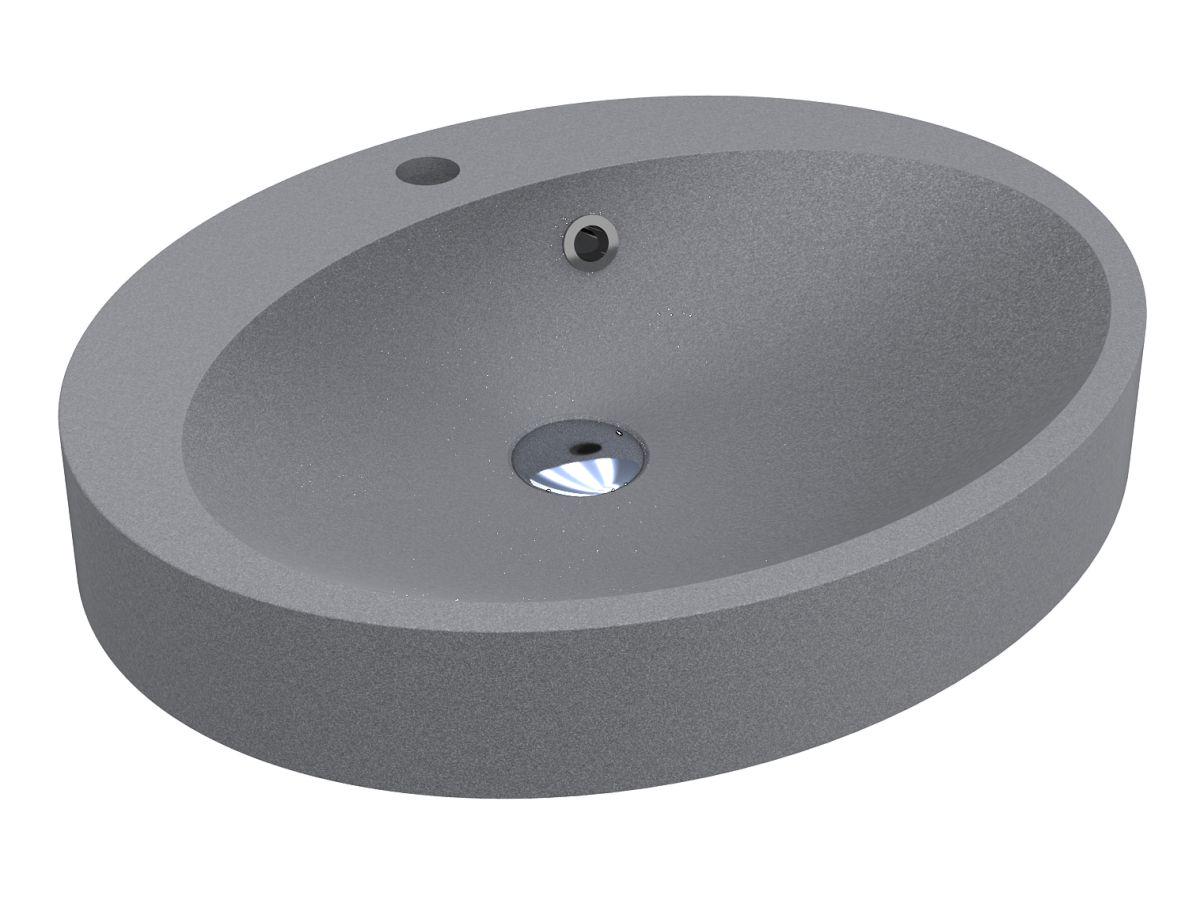 Умывальник Miraggio DEVON GRAY MIRASTONE матовый Серый (84042)