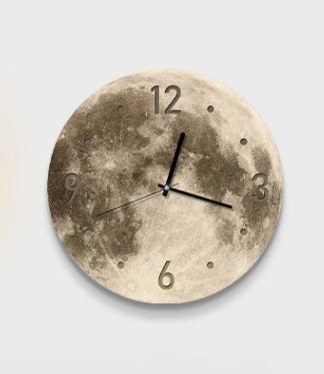 Годинник настінний Місяць зі світлодіодної підсвіткою (NCH-40-40)