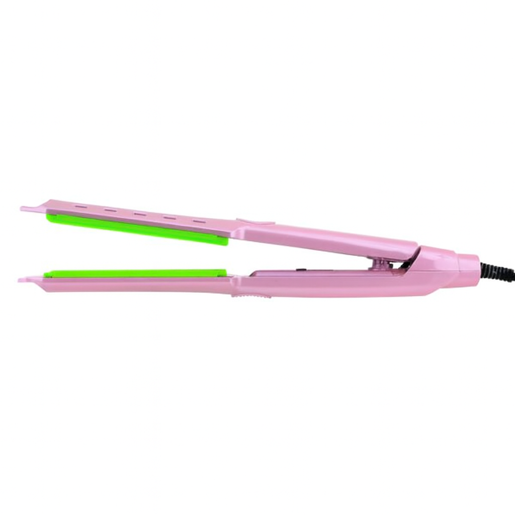 Праска-гофре Gemei GM-2957 керамічна 60W Рожевий (564725)