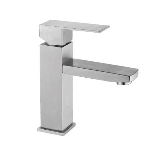 Змішувач для умивальника Frap F10802 Нержавіюча сталь Змішувач для умивальника Frap F10802 Нержавіюча сталь