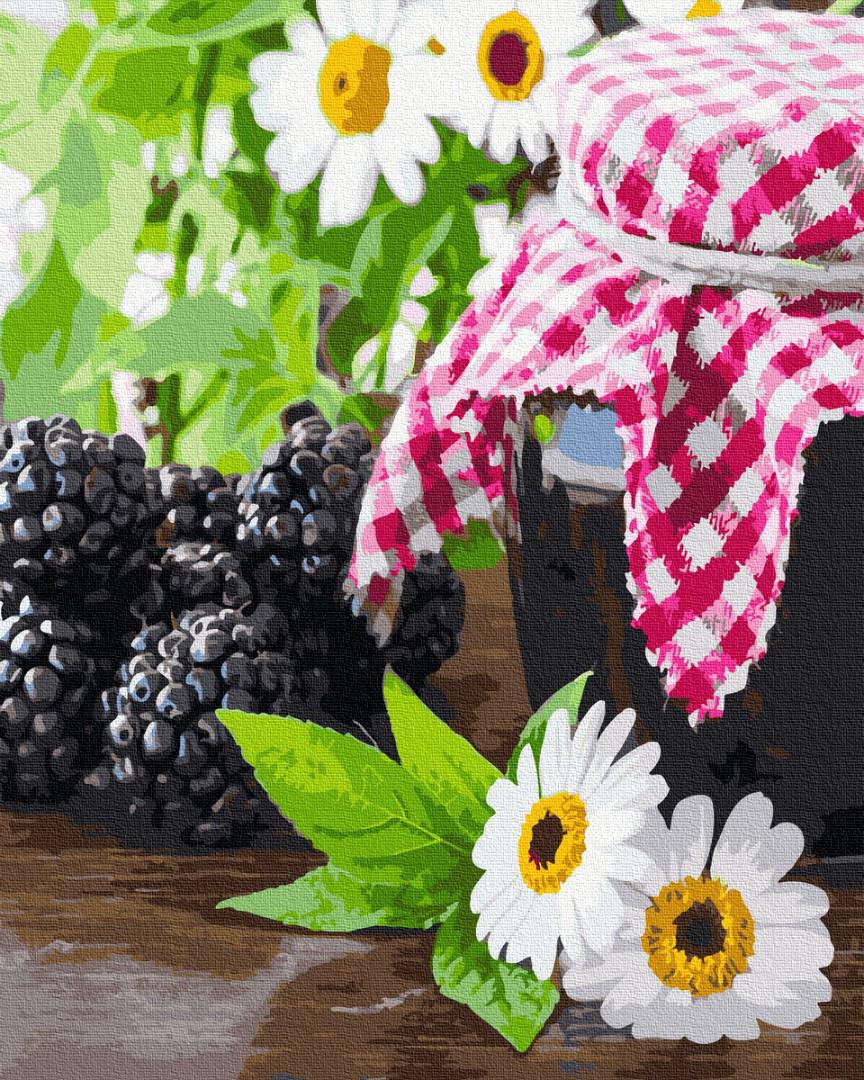 Картина по номерам Brushme Ожинове варення 40х50 см (GX34627) Картина по номерам Brushme Ожинове варення 40х50 см (GX34627)