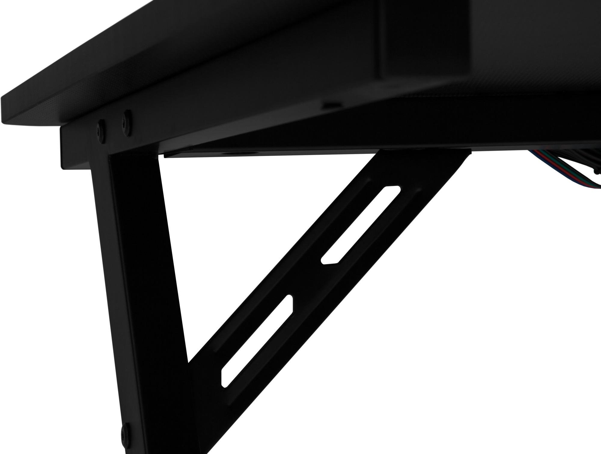 Компьютерный стол GT Racer T-1213 120x60x73 см Black (1518) - фото 14 Компьютерный стол GT Racer T-1213 120x60x73 см Black (1518) - фото 14