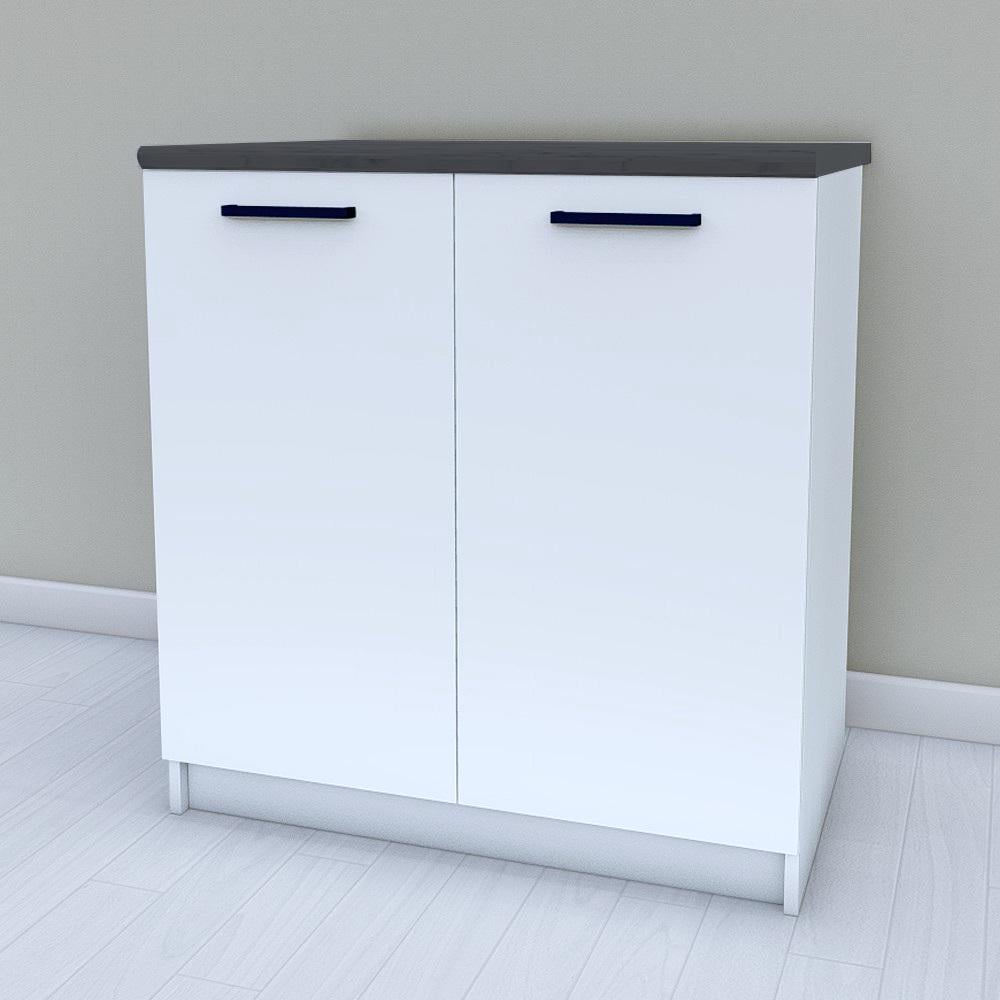 Модуль нижний шкафчик для кухни для хранения посуды 800 мм Белый (М16)