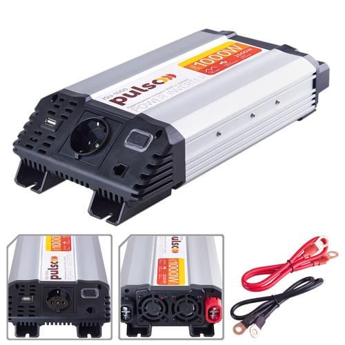 Автомобильный инвертор PULSO ISU-1000 12V-220V 1000W USB-5V 2A - фото 5