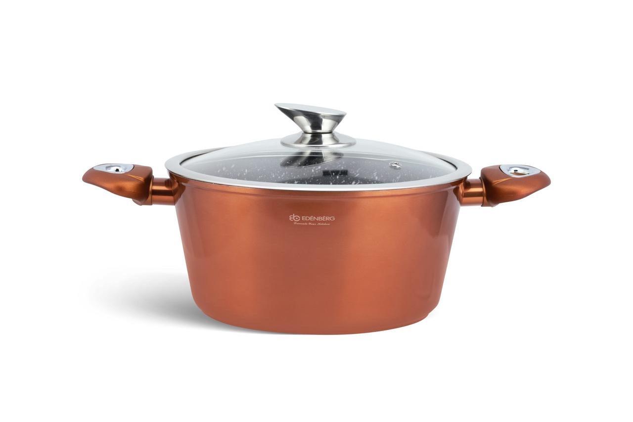 Набор кастрюль Edenber с мраморным покрытием 6 пр. (EB-7422) - фото 5