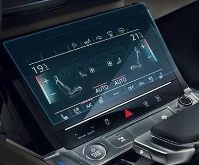 Защитное стекло Pixsel гибридное матовое на климат Audi E-TRON 10,2" 2019
