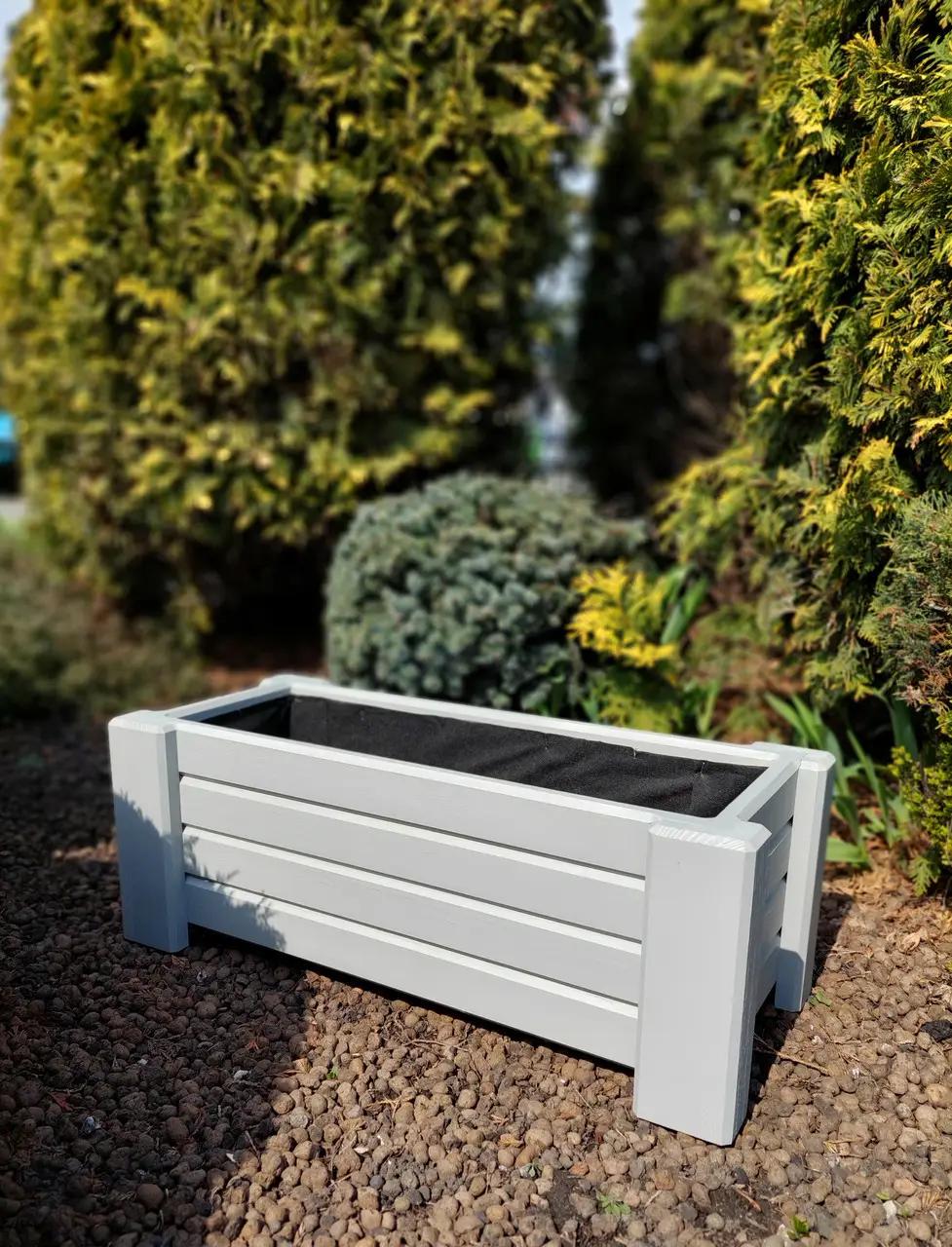 Кашпо для террас XRMASTER Millenium Белый (0000633)