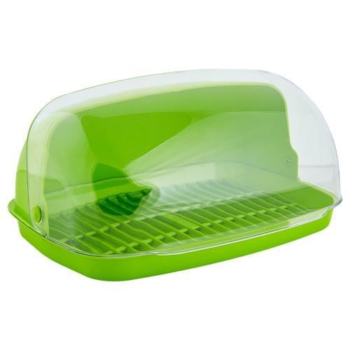 Хлебница с крышкой Stenson 169049 Оливковый (11315403)