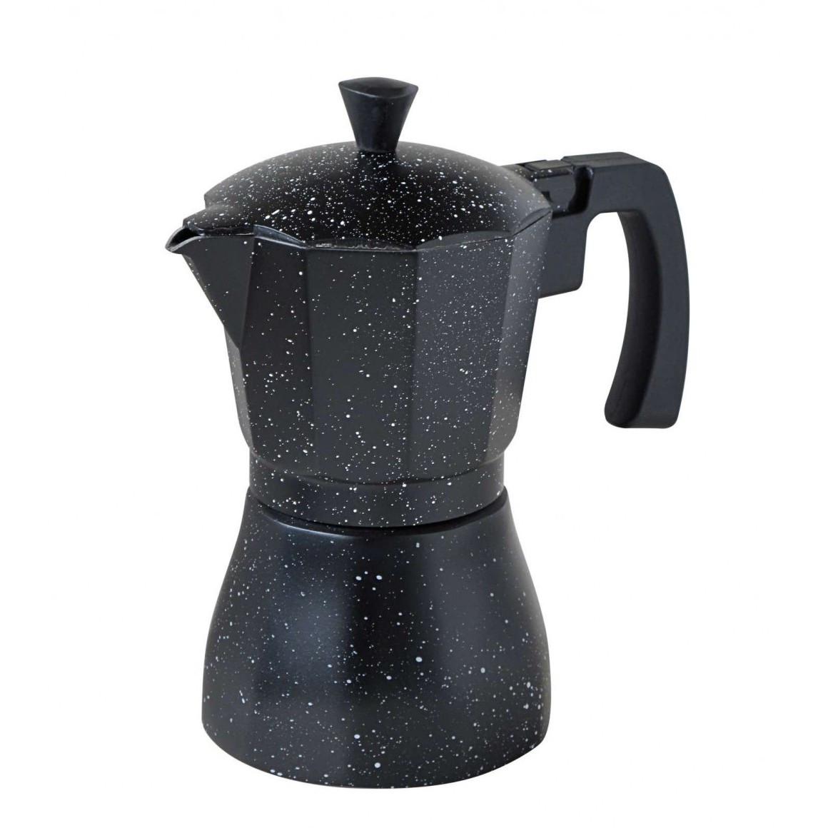 Гейзерна кавоварка з алюмінію для індукції 300 мл (6806-CB)