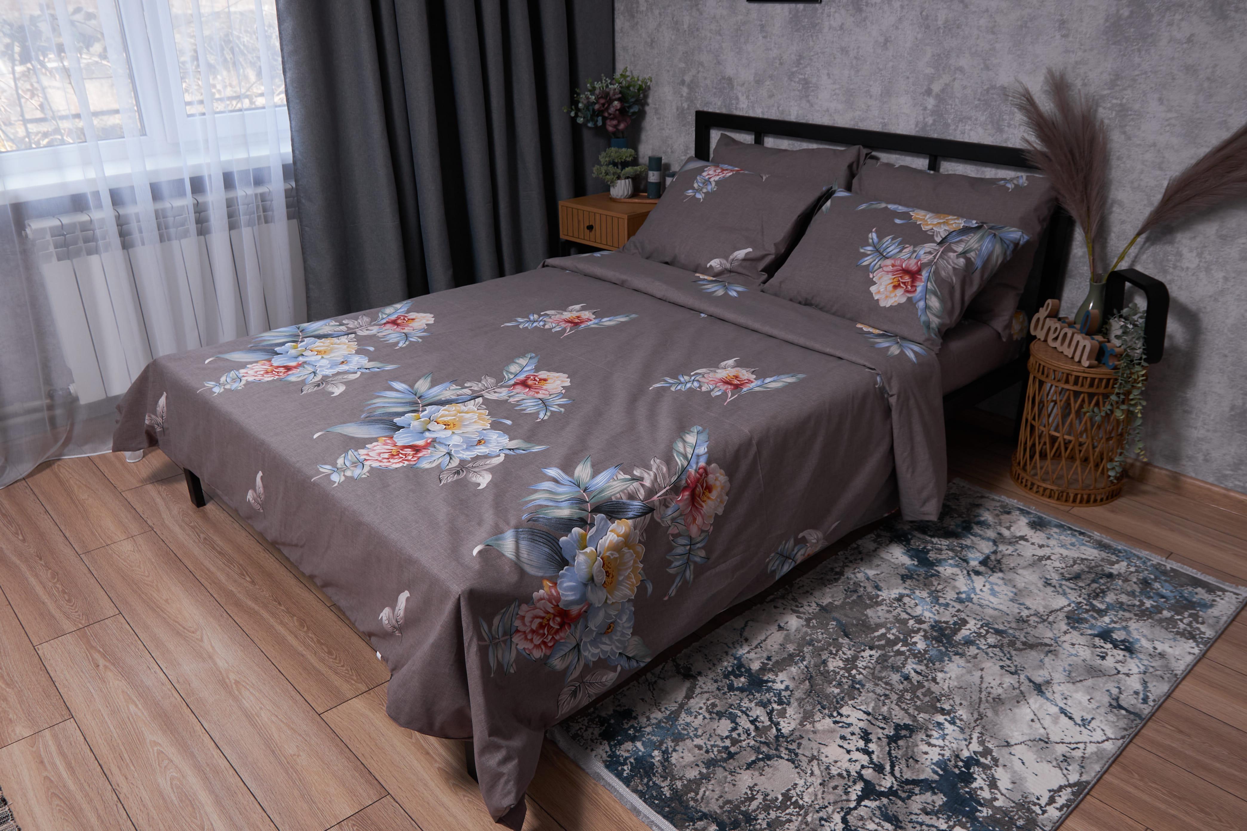 Пододеяльник Moon&Star Gold Люкс Flowers Wod бязь евро 200х220 см (MS-870000058)