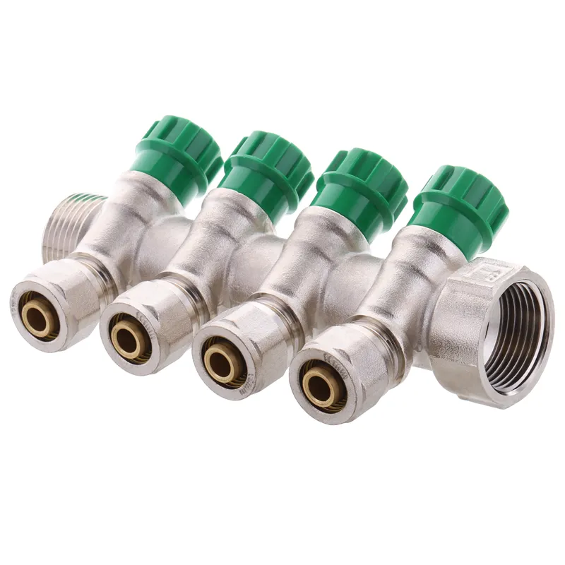 Коллектор вентильный с фитингом KOER KR.1124-4 1"x4 WAYS (KR2834) - фото 1 Коллектор вентильный с фитингом KOER KR.1124-4 1"x4 WAYS (KR2834) - фото 1