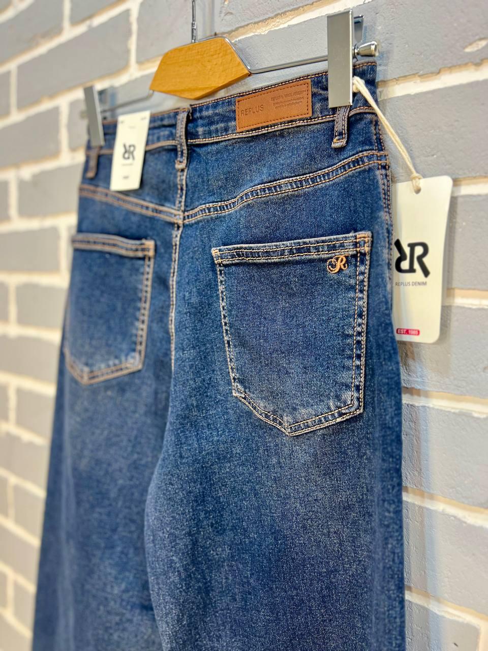 Джинси жіночі Replus 13134 MOM Cindy стрейчеві комфорт р. 29 Темно-синій (2832) - фото 7