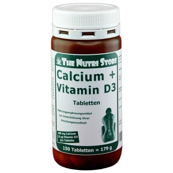 Микроэлемент Кальций The Nutri Store Calcium + D3 400 мг 100 UI 150 Tabs (ФР-00000009)