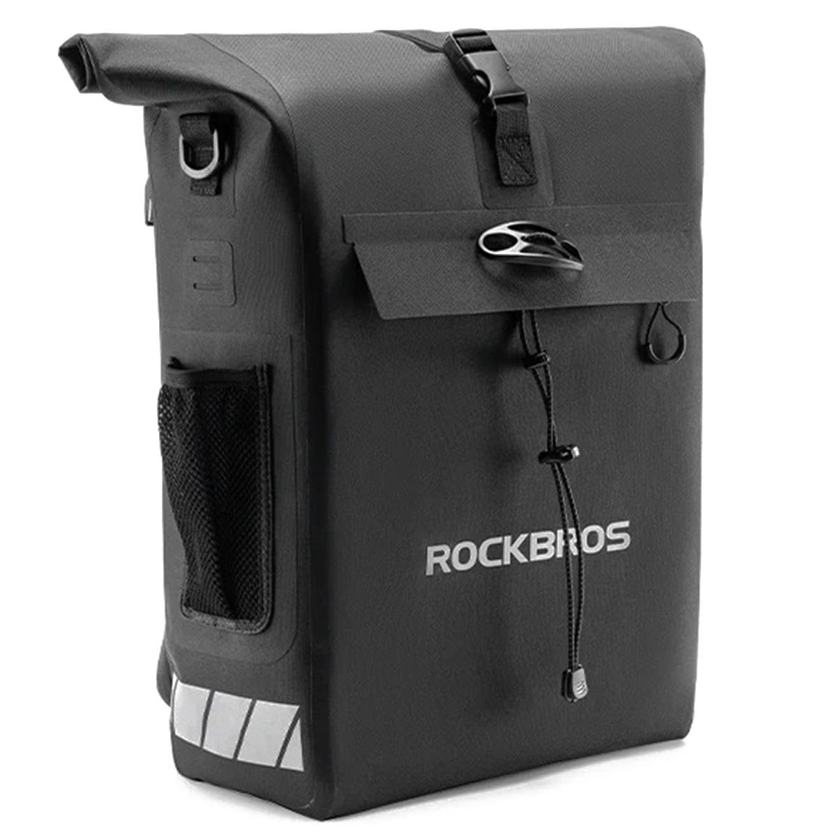 Велосумка на бік багажника розширювана ROCKBROS AS-131 Чорний (RB-AS-131-6058)