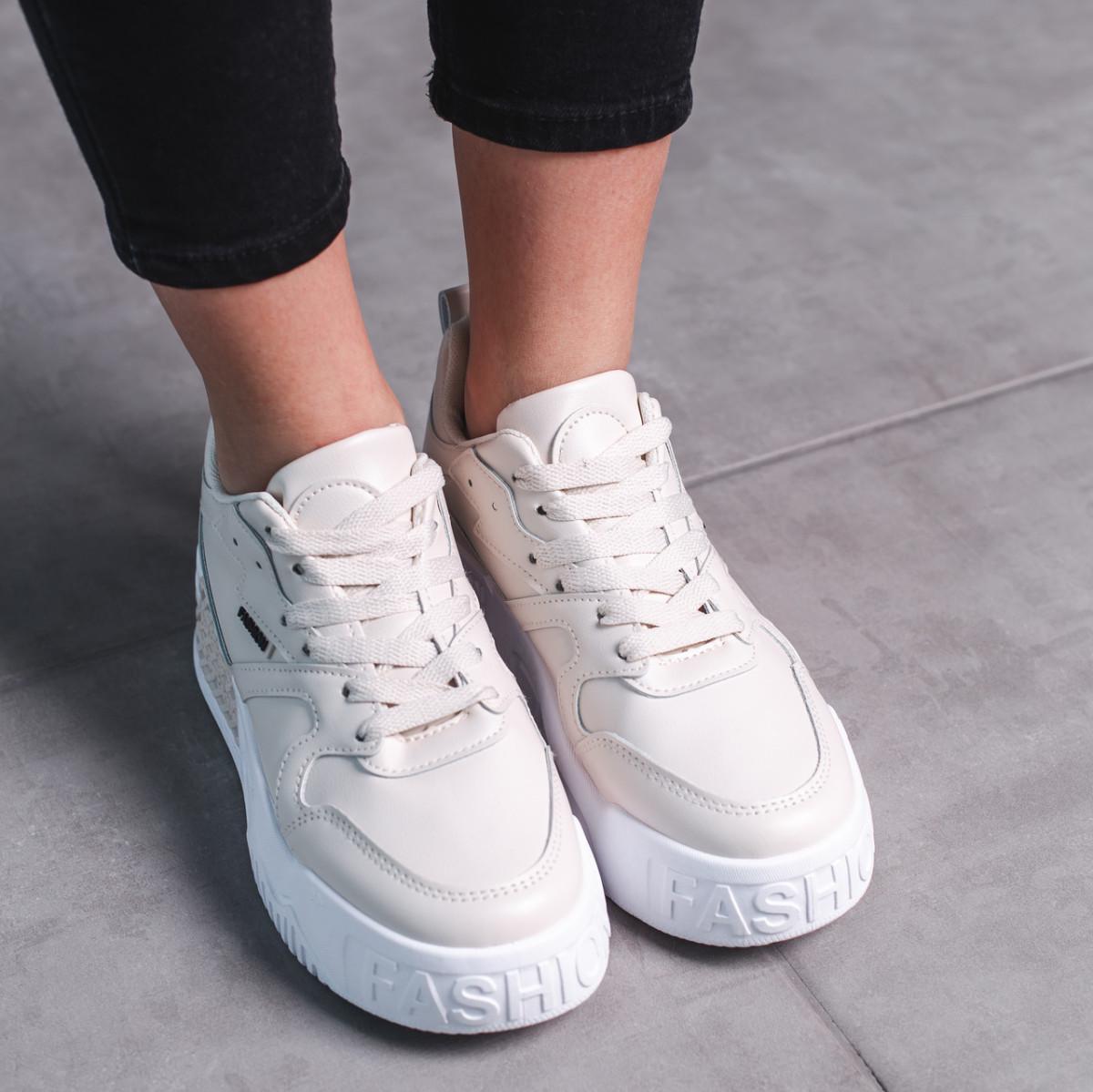 Кросівки жіночі Fashion р. 41 25,5 см Бежевий (3514)