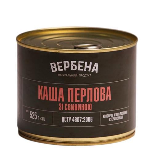 Консерва Вербена Каша перлова зі свининою 0,525 (10352)