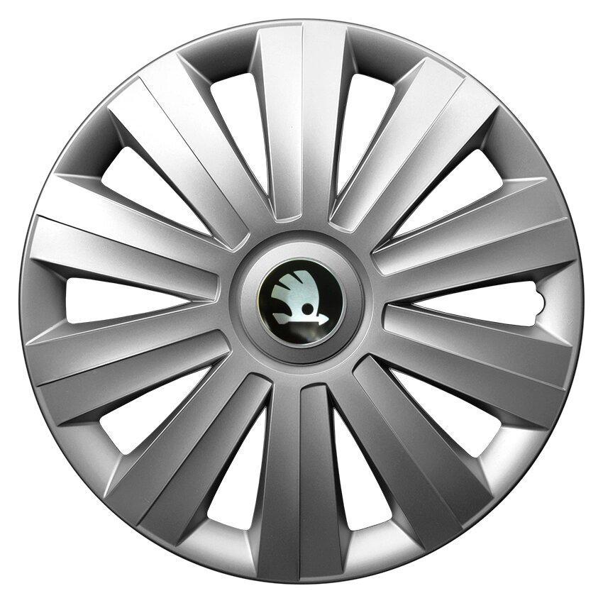 Комплект колпаков JAWOPLAST Snake R13 для Skoda 4 шт. Silver (28435289)