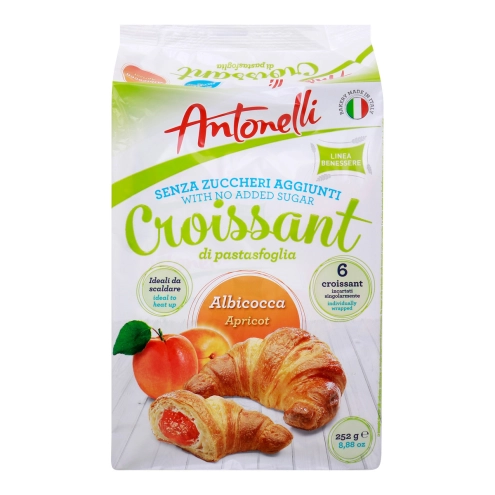 Круасани Antonelli Croissant Apricot з абрикосовою начинкою 250 г (21489645)