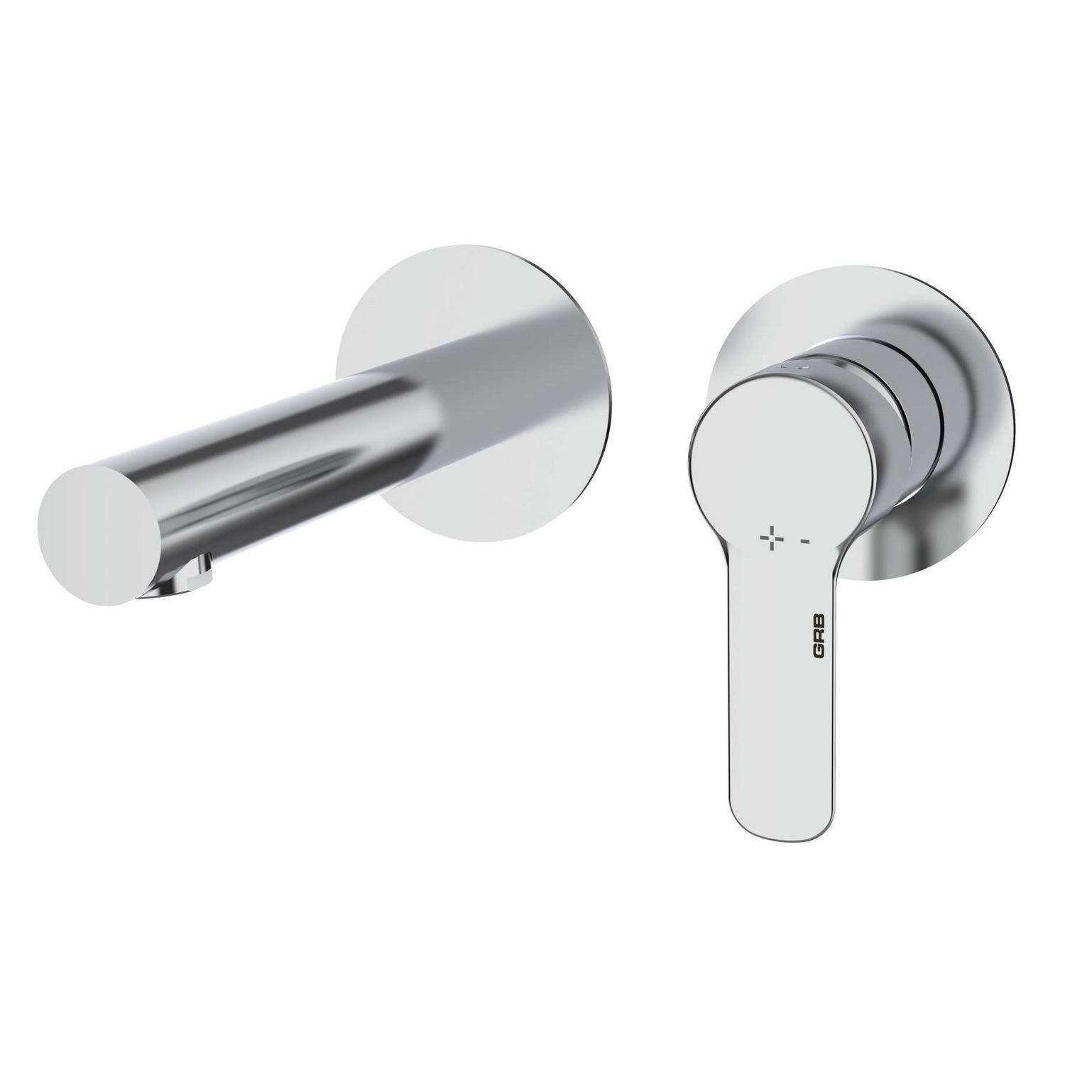 Смеситель для умывальника GRB Tender 40535400 настенный однорычажный Хром (143705)