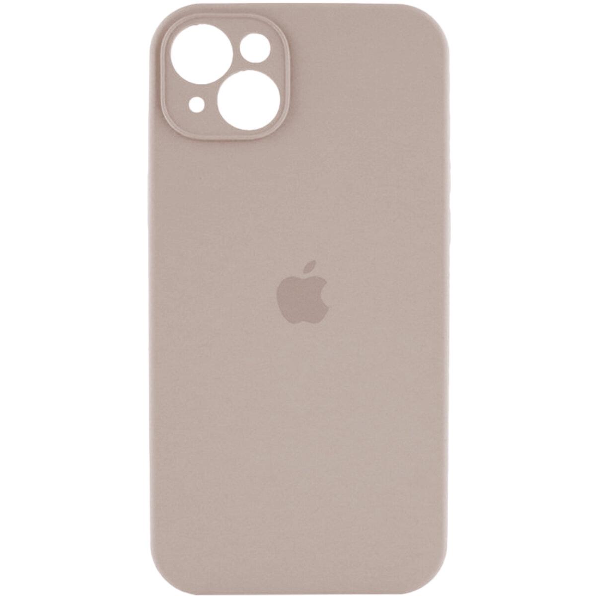 Протиударний чохол для Apple iPhone 14 Silicone Full Case AA Camera Protect / Antique White