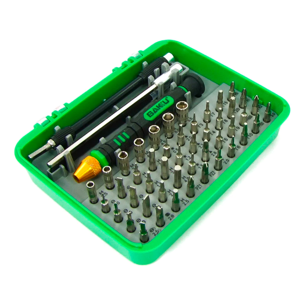 Набір викруток BAKKU BK-3051 прецизійний S2 сталь 47 насадок 120х230х357 мм (YUT_V2914)
