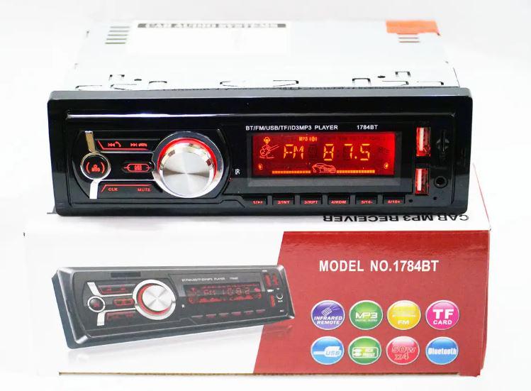 Автомагнітола 1DIN 1784BT Bluetooth/2/USB/SD/AUX 4x50 Вт (17523) - фото 4