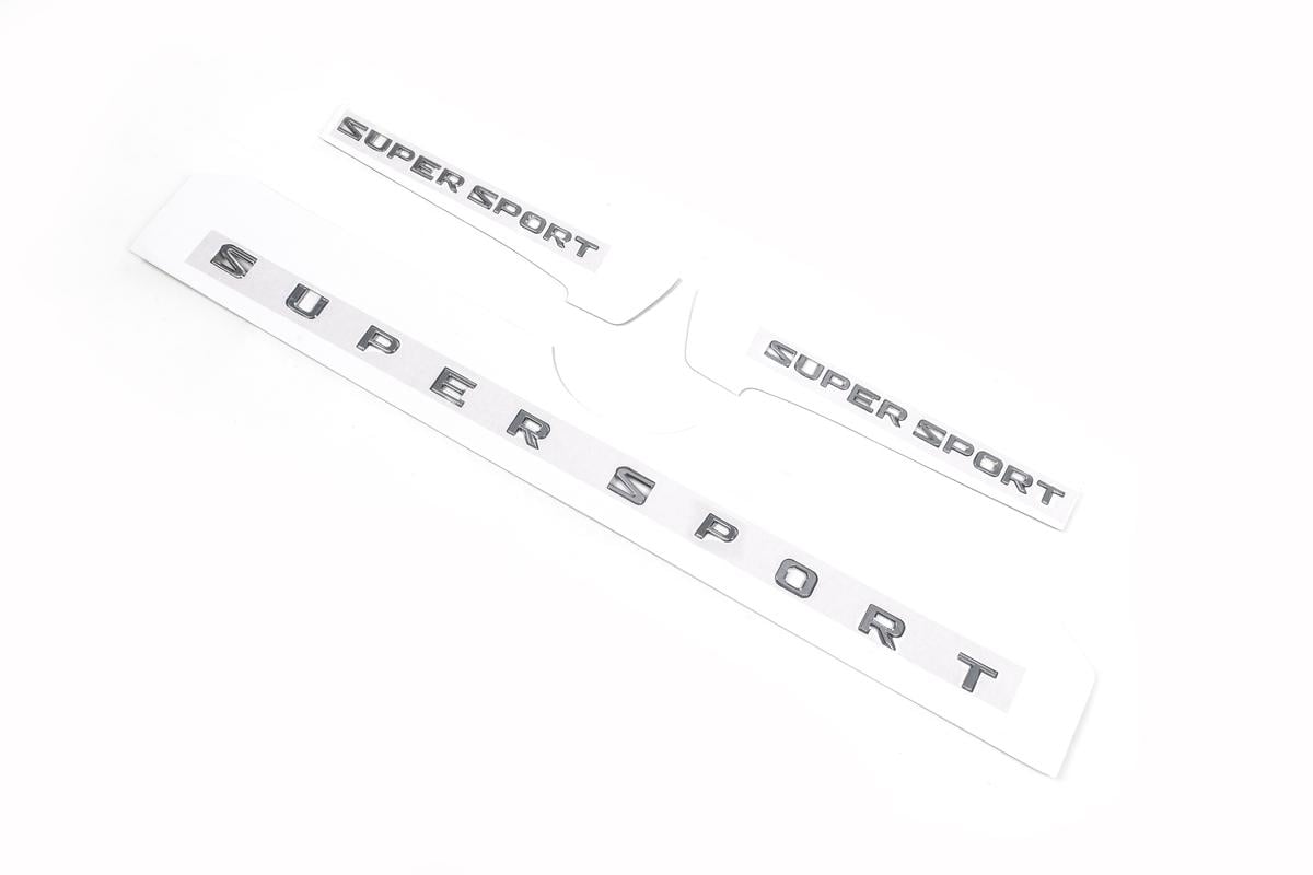Комплект шильдиків Supersport Davs Auto abs-пластик