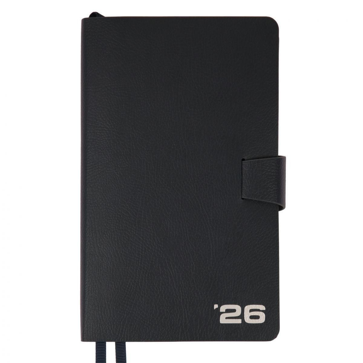 Дневник датированный 2026 Leo Planner Alpha 12х20 см 352 стр. Темно-синий (252629)