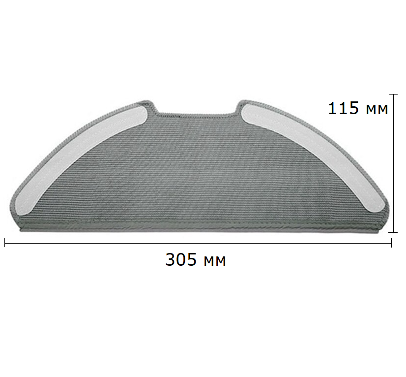 Ганчірки для робота-пилососа Xiaomi Mi Robot Mop 2Pro MJST1SHW Mop 2Lite MJSTL/MJST1S 2 шт. - фото 4 Ганчірки для робота-пилососа Xiaomi Mi Robot Mop 2Pro MJST1SHW Mop 2Lite MJSTL/MJST1S 2 шт. - фото 4