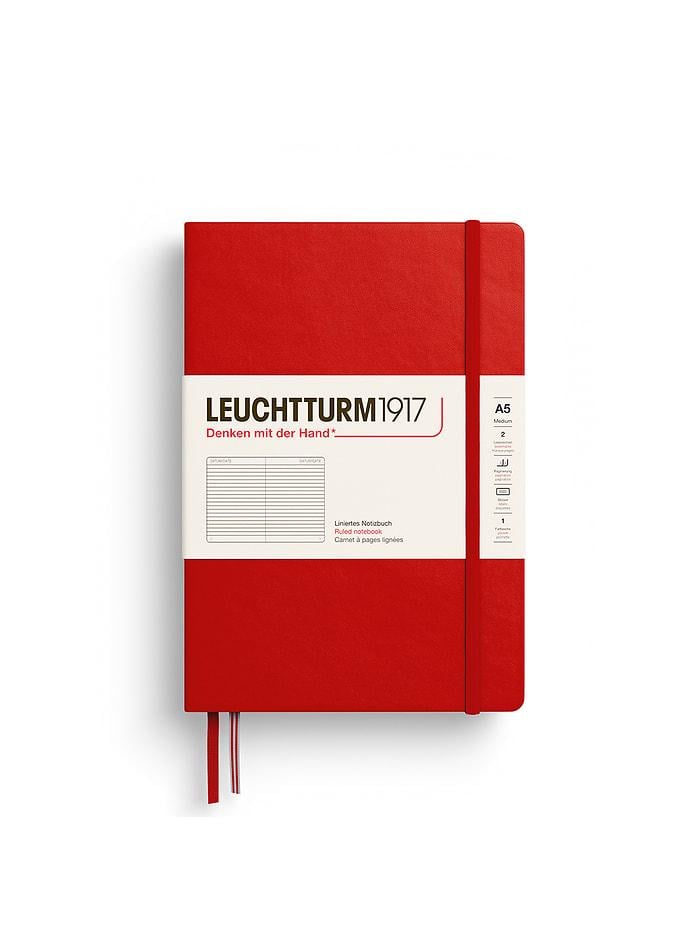 Блокнот Leuchtturm1917 Средний Линия Cherry (373978)