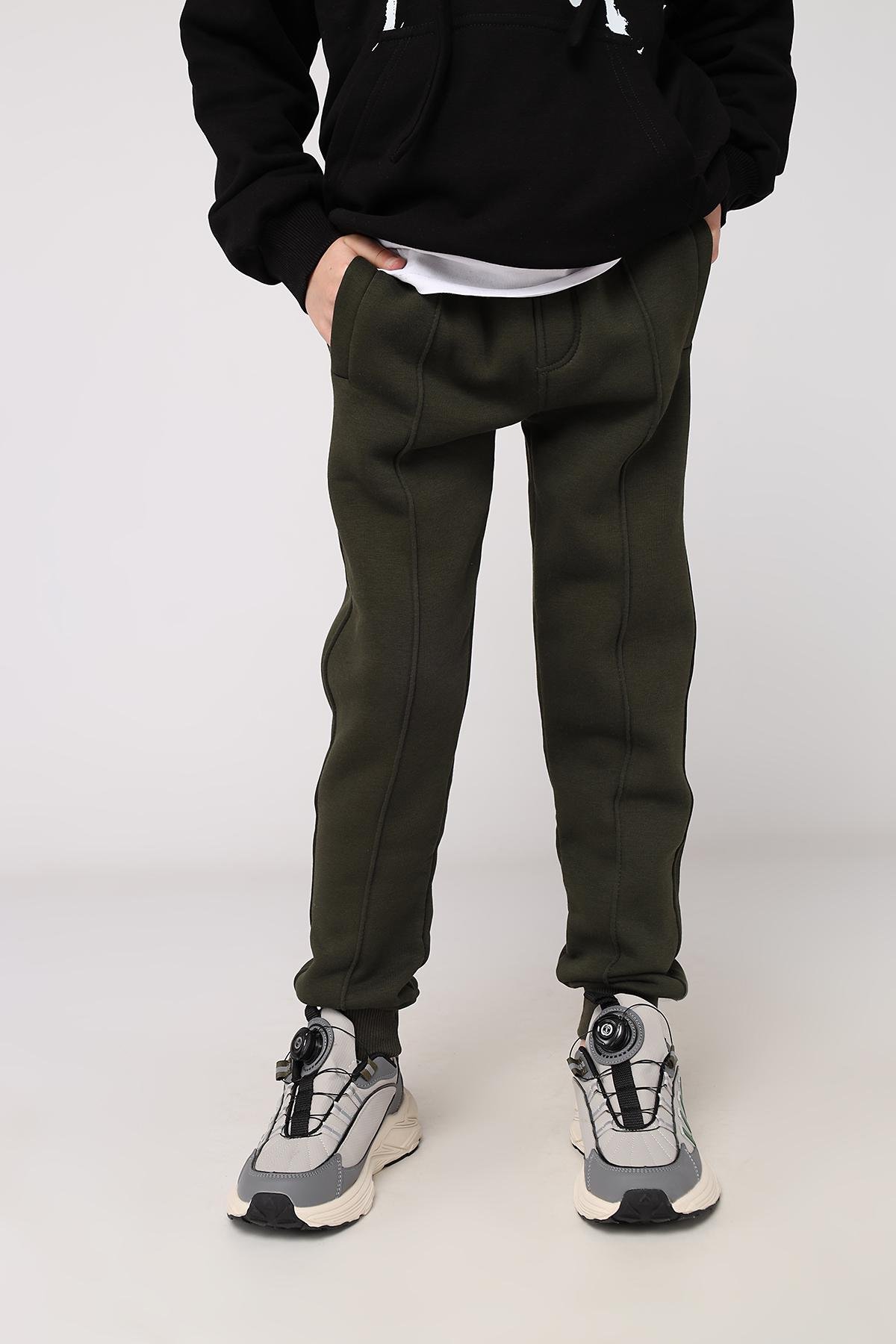 Брюки спортивные для мальчика 110 см Хаки (ЦБ-00284804) Брюки спортивные для мальчика 110 см Хаки (ЦБ-00284804)