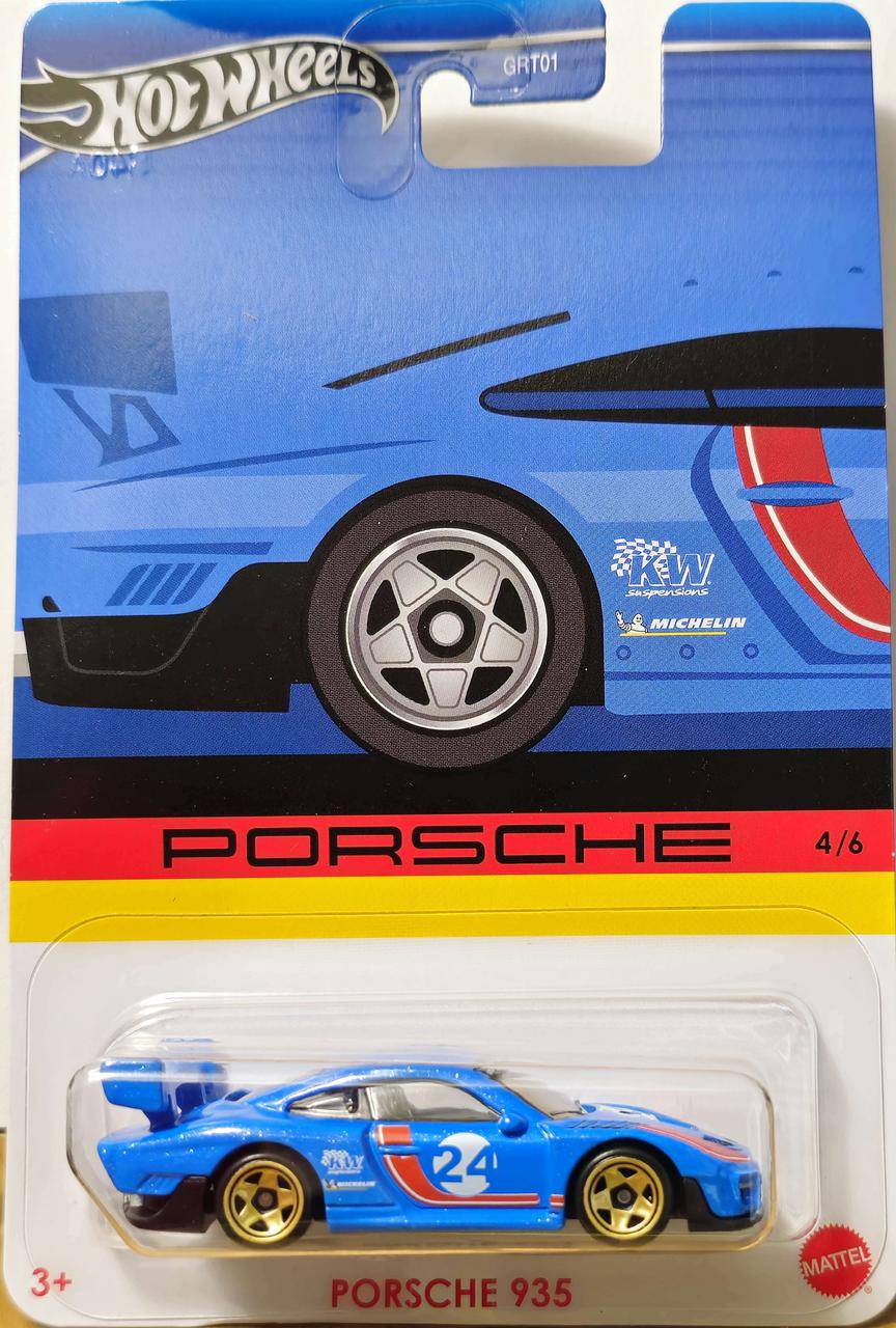 Игрушечная машинка Hot Wheels Porsche 935 2024 4/6 (HRW59)
