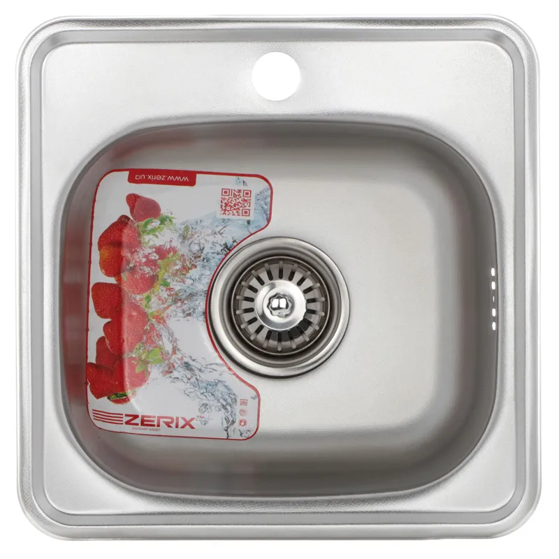 Мойка для кухни Zerix Z3838-06-160E Satin (ZM0555) Мойка для кухни Zerix Z3838-06-160E Satin (ZM0555)