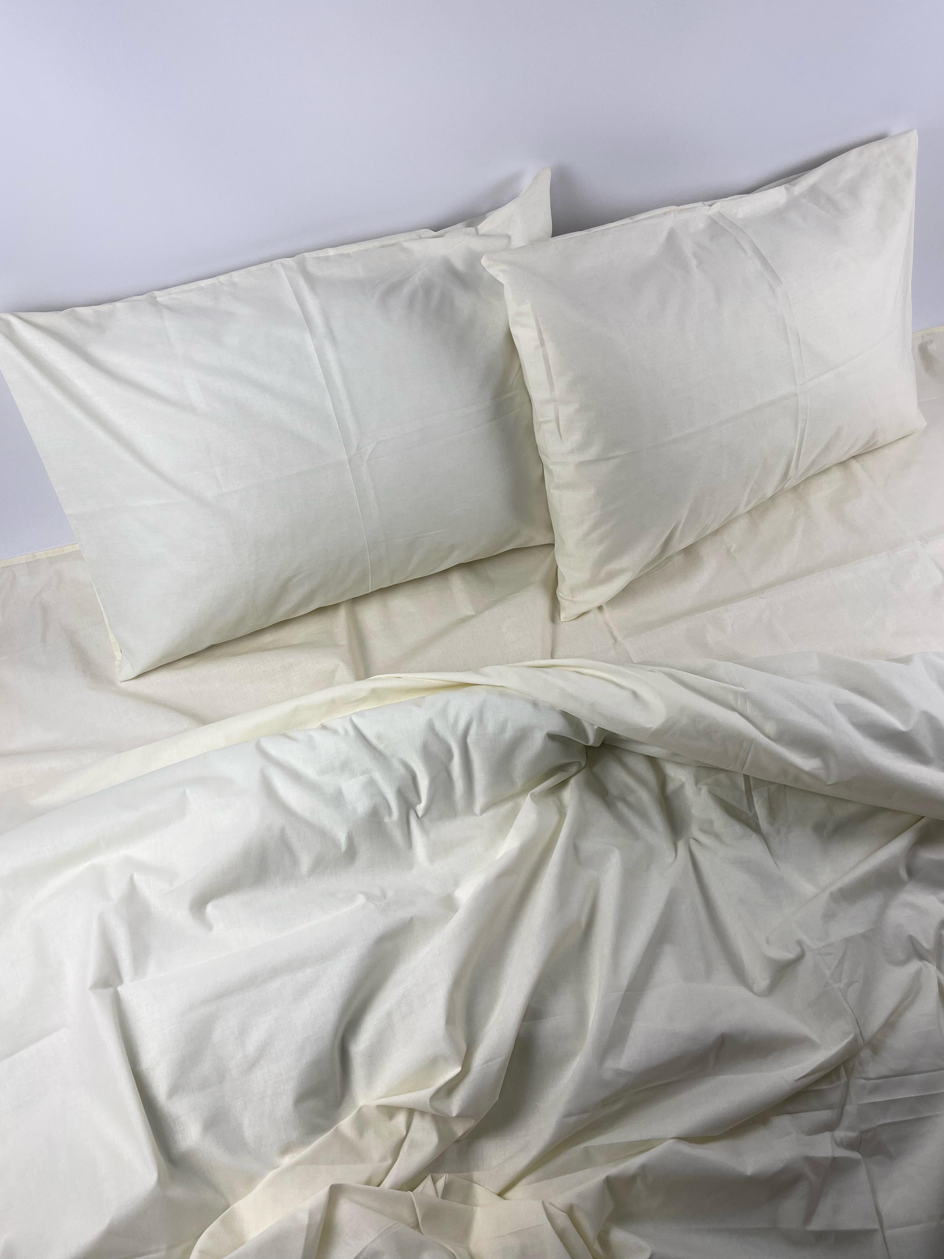 Комплект постельного белья Ватин Голд-Lux полуторный Молочный (14711882)